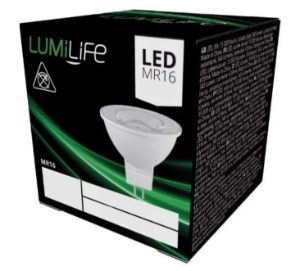 Lamp Low Energy LED MR16 4.8>35Watt Dimmable - Various Temperatures