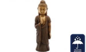 Ornamental Buddha Gold Standing 62cm Ext.