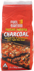 Charcoal Instant Light 4x1Kg Bags