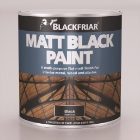 Matt Black Paint - 1 litre