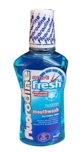 Mouthwash FLUORODINE Active Fresh 500ml