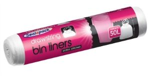 Bin Liners SEALaPACK Swing <50Ltr. X12 Draw String