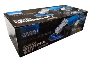 Angle Grinder DRAPER S/Force 115&230mm + Diamond Discs