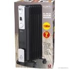 Heater Oil Filled Radiator 1.5Kw  7 Fin Black   [+]