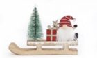 Christmas Ornament Santa & Sleigh 18.5cm