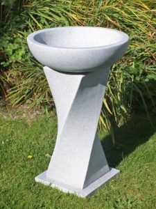 Garden Ornament BIRD BATH GRANITE Colour 70cm