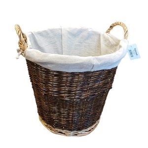 Log Basket INGLENOOK Round with Liner 41cm High