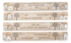 Wall Plaque Wooden Houses 80cm - Various Designs