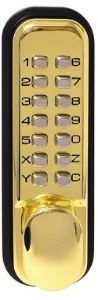 Digital Lock Brass S2230PB