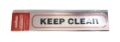 Sign Self Ad. 170x40mm KEEP CLEAR