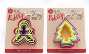 Christmas Cookie Cutters x5