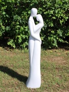 Garden Ornament AFFECTION WHITE Colour 80cm